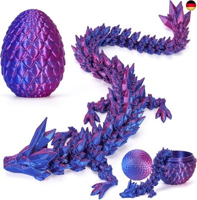 HIMS 3D Gedruckte Dracheneier mit Drache im Inneren, Drachenei Beweglicher