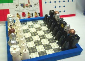 LEGO 2009 Multi Pack 9-in-1 Board Travel Game Set Chess Checkers Backgammon Ludu