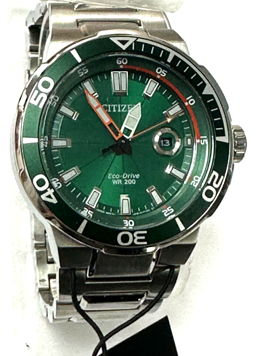 Citizen Eco-Drive Green Men's Watch - AW1428-53X for sale online