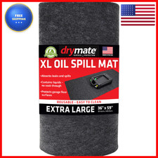 Drymate Xl Oil Spill Mat 36 X 59 Premium Absorbent Oil Pad Reusable Washable