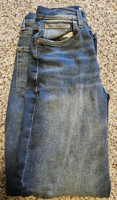 Levis Jeans Loose Taper Fit Straight Leg Size 16 Reg 28x30 Blue Wash Denim