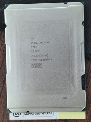 Intel Xeon 6 678X Processor 192M Cache, 2.40 GHz LGA4710 48 cores 96 threads