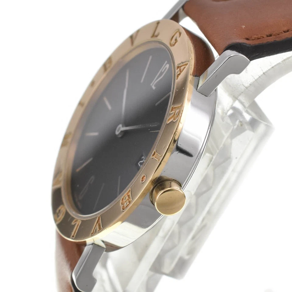 Reloj Hombre BVLGARI Bulgari Bulgari BB33SGLD Fecha K18YG Bisel Cuarzo J#142630 Foto 3 de 4