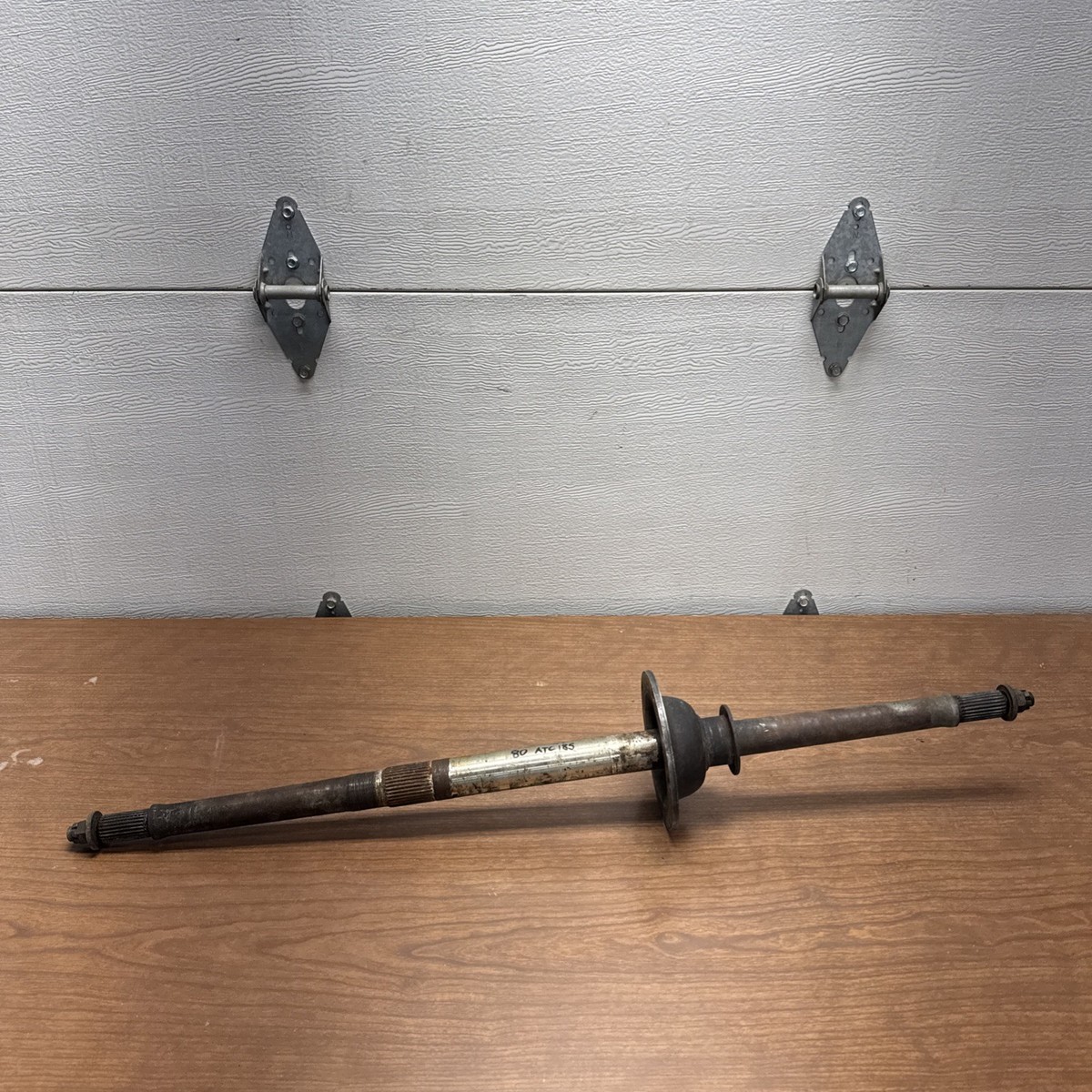 1980 Honda ATC 185 ATC185 Rear Axle Shaft with washer and nuts | eBay