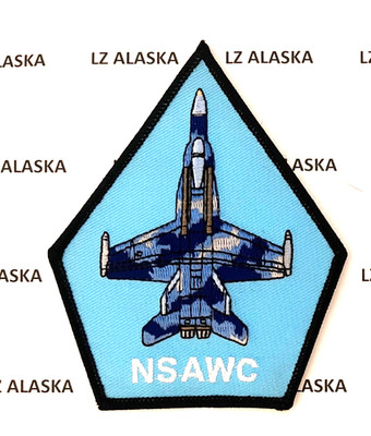 US NAVY F-18 HORNET NSAWC NAVAL STRIKE & AIR WARFARE CENTER PATCH (N11) TRIANGLE