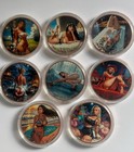 Lot Of 8-1oz Sexy Colorized Copper Rounds With Capsules Baddie — photo 1