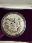 1987-S Silver American Eagle Proof Presentation case certificate of Authenticity