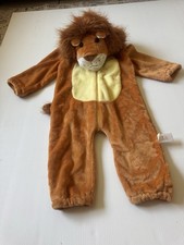 Baby Lion Costume Romper Hooded Fleece One Piece 18-24 Months NWT