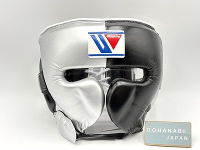 Winning Boxing Head gear FG-2900 L size Face Guard type Black