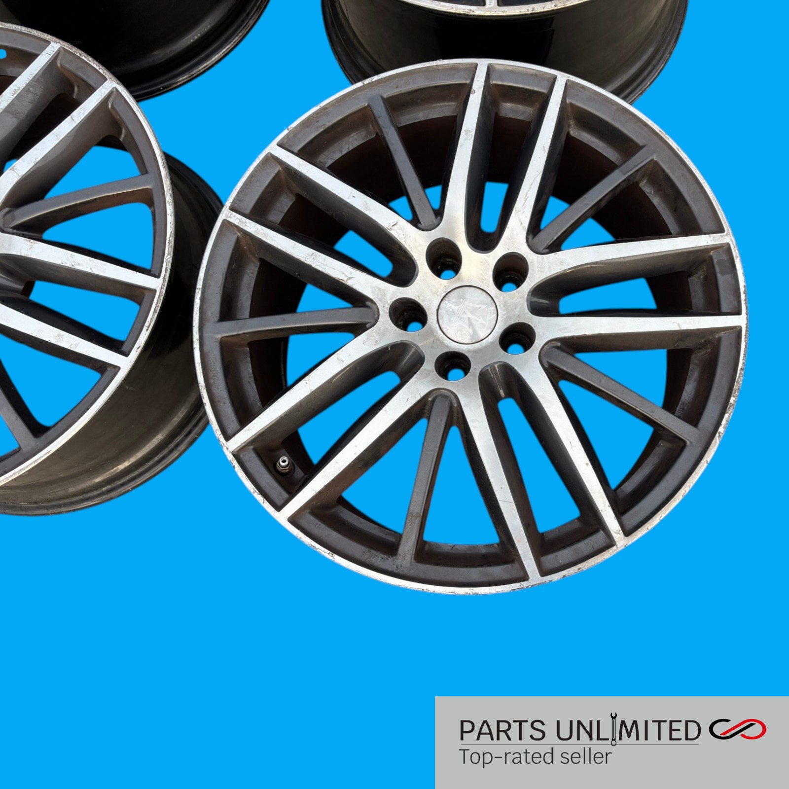 14-20 Maserati Ghibli M157 OEM Front & Rear wheels rims set STOCK factory 19"
