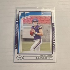 2024 Panini Donruss Rated Rookie J.J. McCarthy #303 Minnesota Vikings