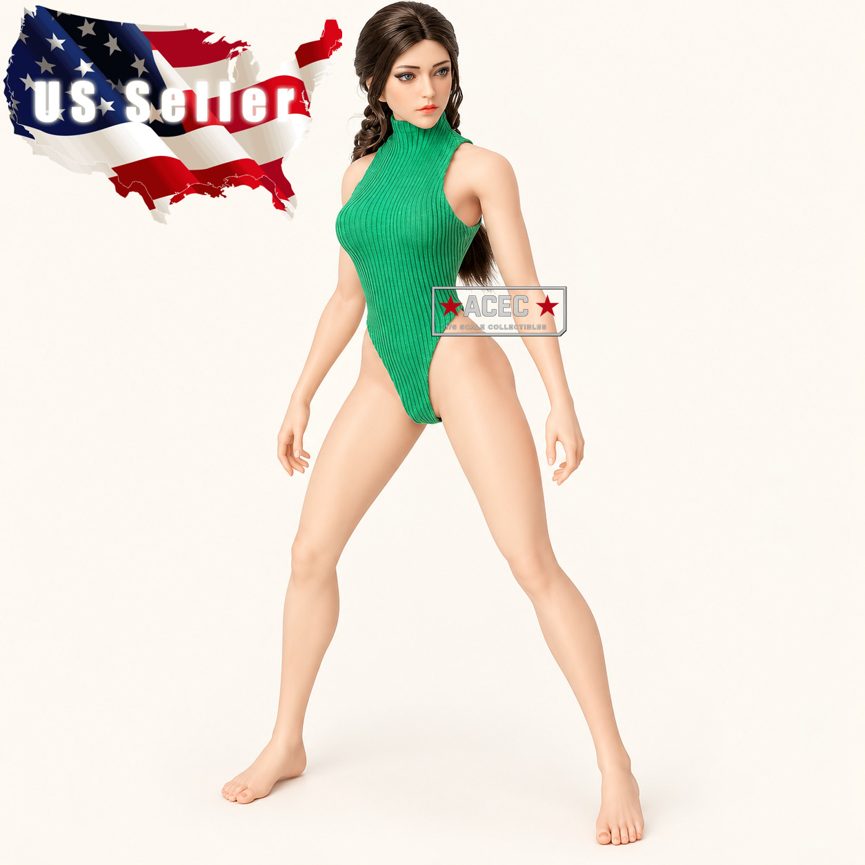 1/6 Cammy Bodysuit Leotard Outfit For 12" PHICEN Hot Toy TBLeague Female Figure