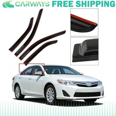 Crack Windows During Rain Window Visors for 2012-2017 Toyota Camry Sedan