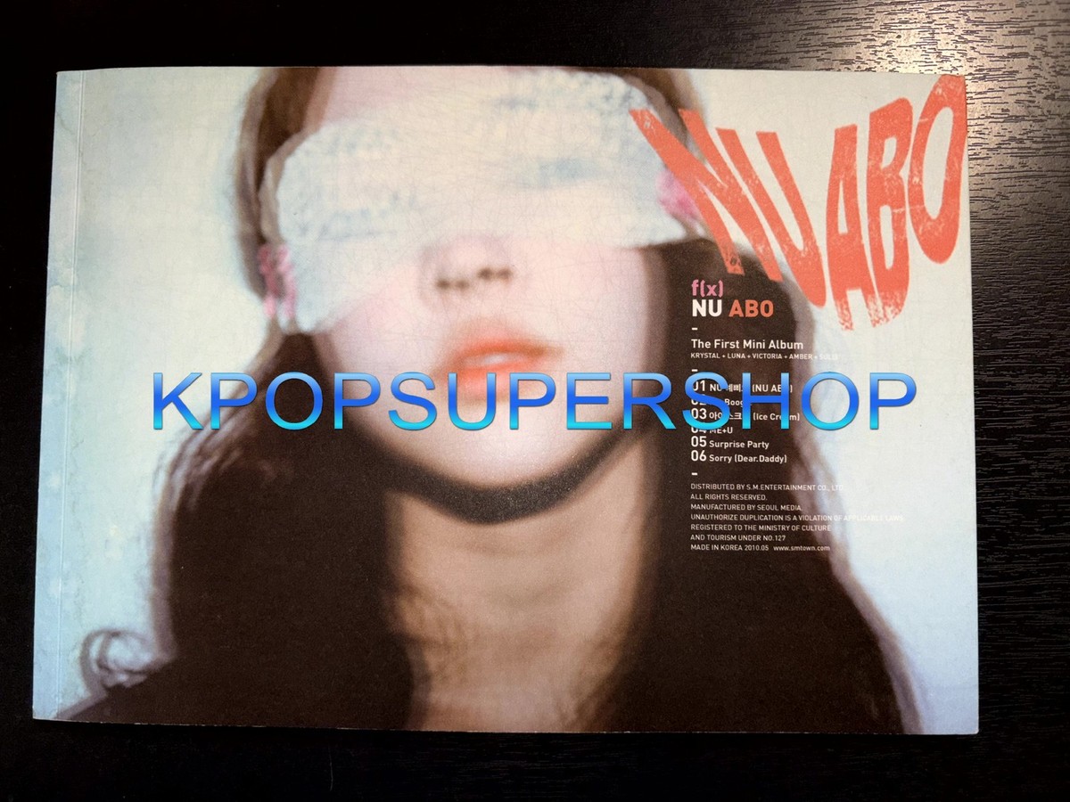 f(x) 1st Mini Album Nu Abo Autographed Signed CD Photobook Great