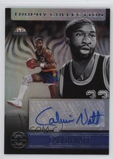 2020 Panini Illusions Trophy Collection Signatures Calvin Natt #TC-CNT Auto 1cx3
