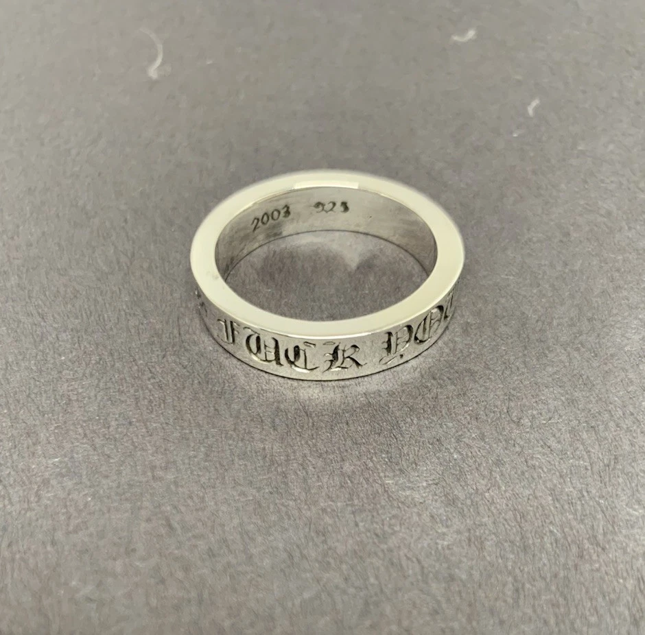 Authentic Chrome Hearts F You Ring Sterling Silver - Image 2 of 4