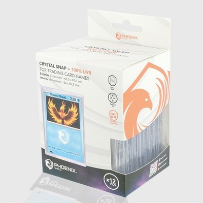 Pokemon Phoenix Shield X12 Crystal Snap Box 100% UVR Toploader
