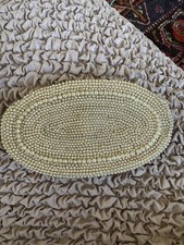 Vintage 1960's La Regale Japan Beaded Pearl Evening Bag Purse Pouch Clutch