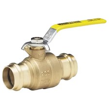 Milwaukee Valve Upba-480B -  12 1/2" Press Brass Ball Valve Inline