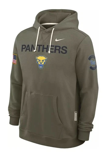 PITT PANTHERS  NIKE  2025 Military Appreciation Dri-FIT Hoodie Mens LARGE