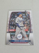 2023 Bowman Miguel Vargas (RC) Rookie Card #88 Los Angeles Dodgers. rookie card picture