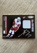 2012-13 Panini Contenders Panel Datsyuk Cup Contenders Patch Auto 032/100