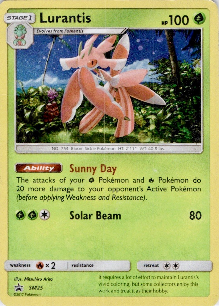 Lurantis - SM25 Holo Promo Sun & Moon Promo Pokemon Lightly Played
