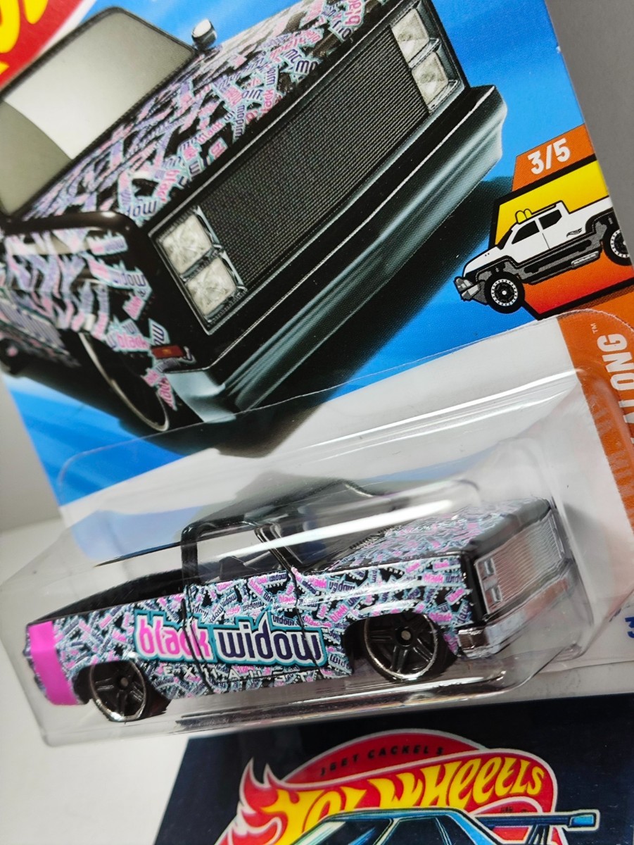 HOT WHEELS ’83 CHEVY SILVERADO ブラック 左向き Hot Wheels Case A 2026 New '83 Chevy Silverado Black Long Card | eBay