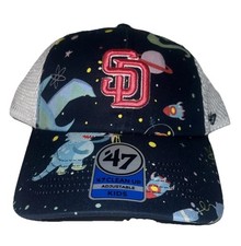San Diego Padres MLB  47 Brand Youth Space Dino Trucker Adjustable Cap Hat