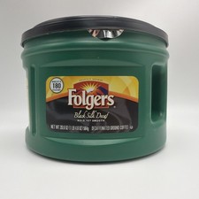 Folgers Decaffeinated Black Silk Decaf  Bold Yet Smooth Coffee (20.6 oz) 180 Cup