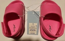 Cat  Jack Shoes Youth Size 5 Pink Slide Sandals Water Friendly Summer New