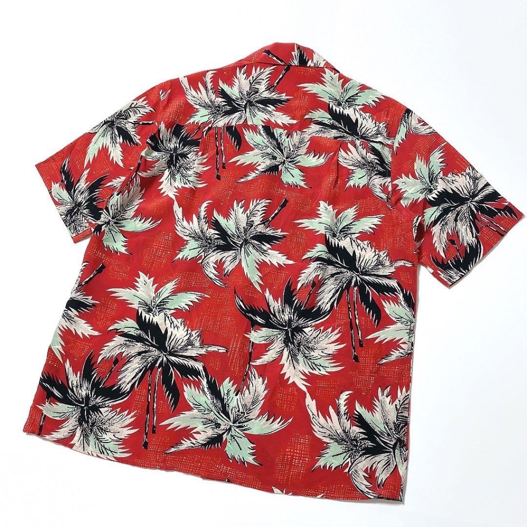 Used  2014 SS Saint Laurent Paris Silk Aloha Shirt Short Sleeve Tops Size 37 image 3
