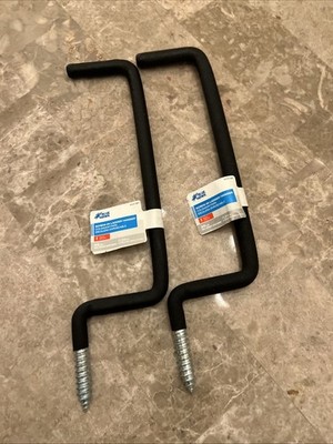 (2) Blue Hawk Screw-In Ladder Hanger Wall Mounts Max 25lbs 9.5 
