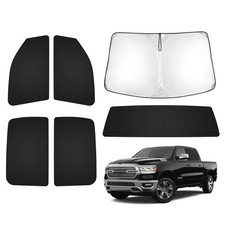 T TGBROS Window Shades for Dodge Ram 1500 Crew Cab 2019-2025 2026 Windshield ...