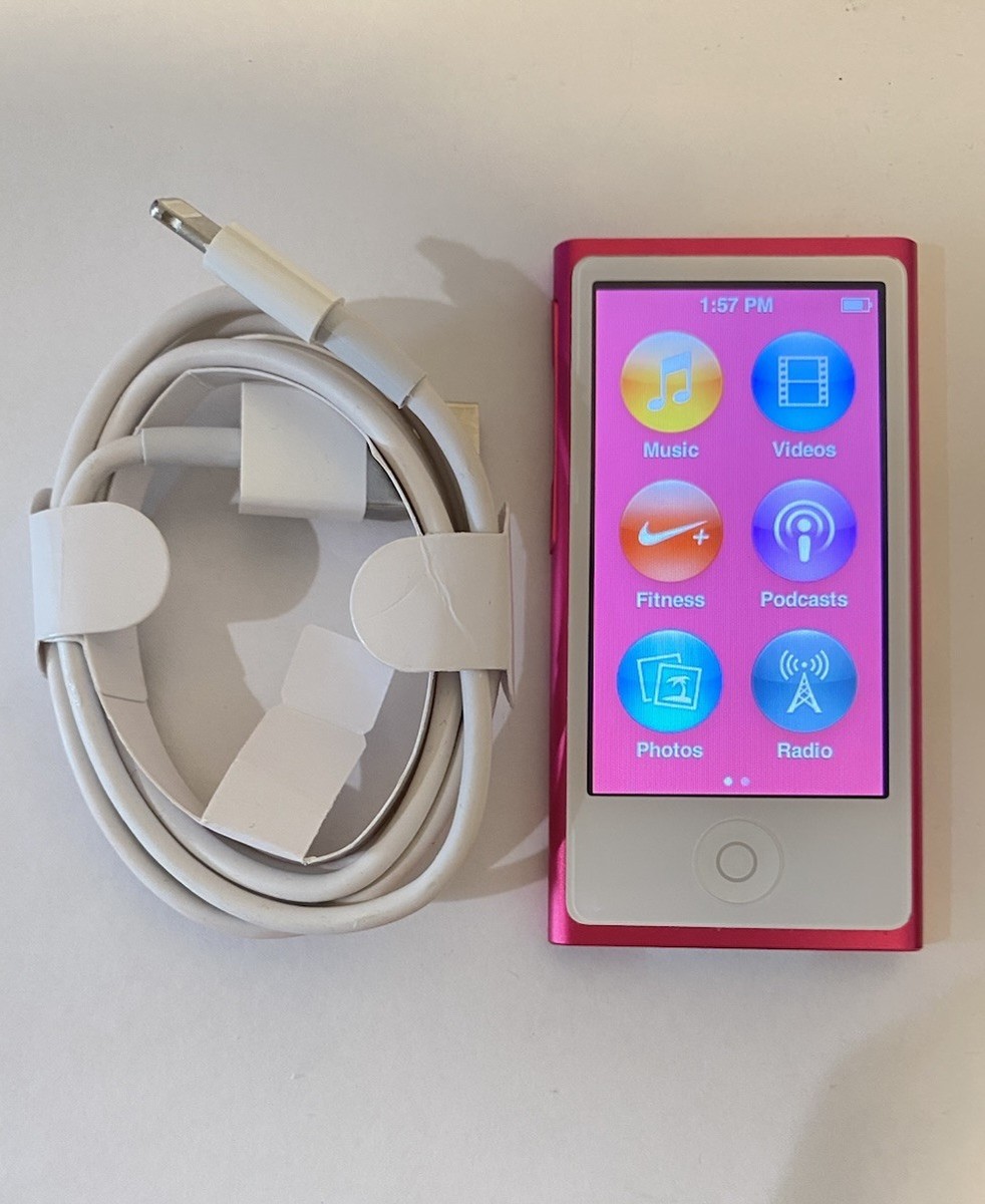 Apple iPod nano 7th Generation Pink (16 GB) Excellent Condition | eBay
