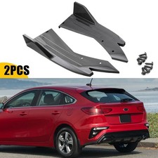 Rear Diffuser Bumper Splitter Spoiler Lip Carbon Fiber Look For Kia Forte5 Rear Diffuser Bumper Splitter Spoiler Lip Carbon Fiber Look For Kia Forte5