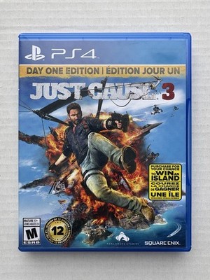 Sony PlayStation 4 PS4 Just Cause 3 COMPLETE Game Case Inserts CIB