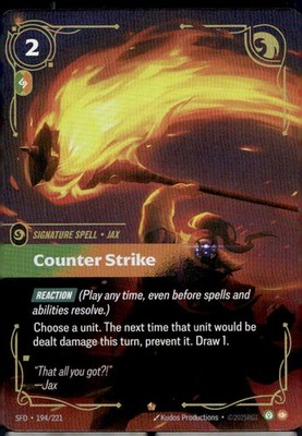 Counter Strike 194/221 Epic Spiritforged Riftbound Foil Near Mint