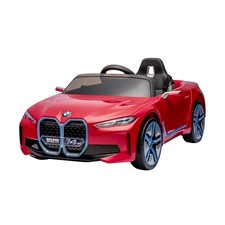 Auto Elettrica per Bambini Bmw I4 12V con Radiocomando Rossa GLOBO - X60404