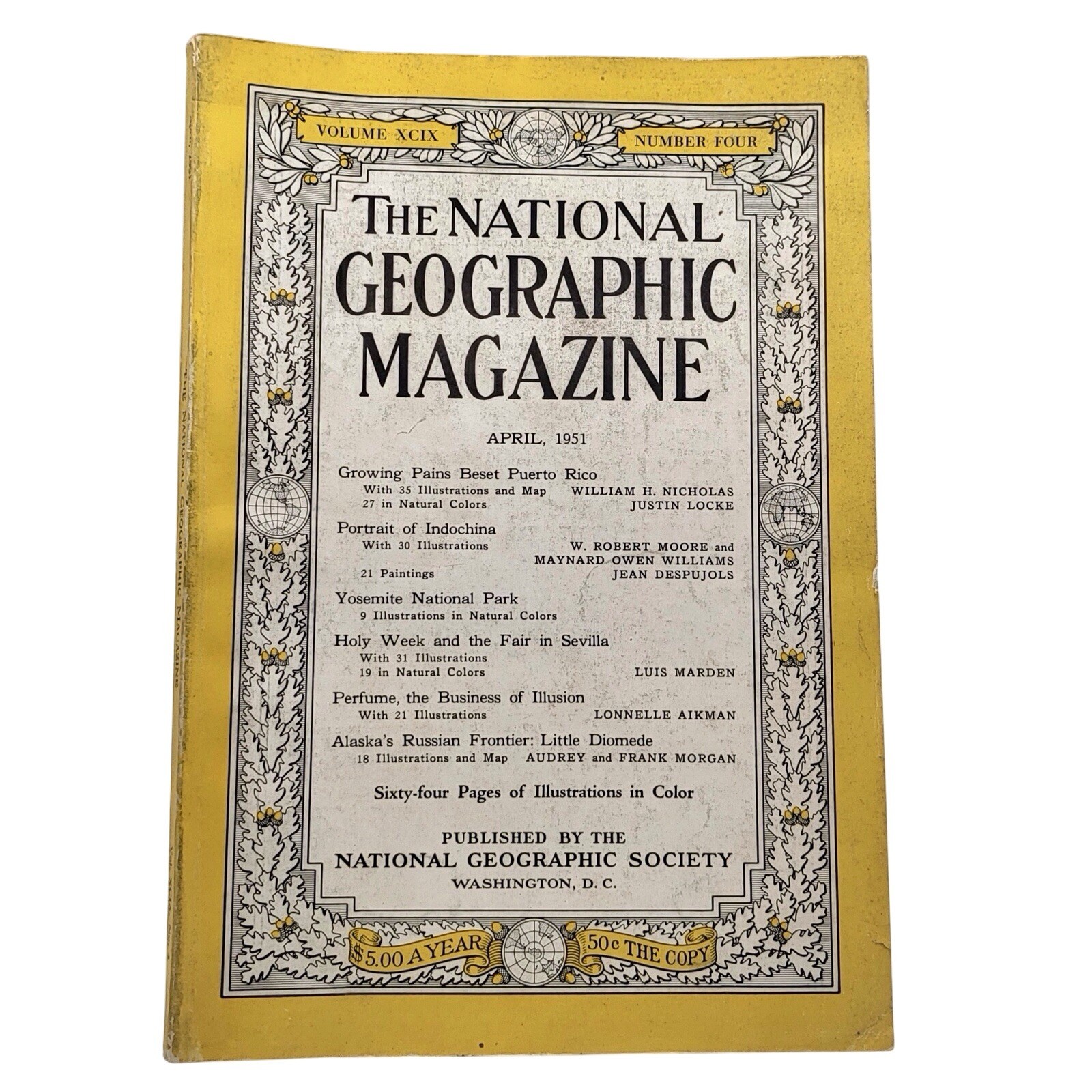 National Geographic Magazine April 1951 Volume XCIX Number Four