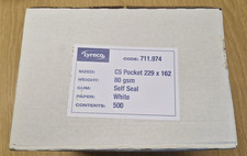 Lyreco White C5 Self Seal Plain Envelopes - 80Gsm - Box Of 500