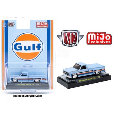 M2 Machines 1978 Chevrolet Silverado C30 Custom GULF Blue 1/64 | eBay