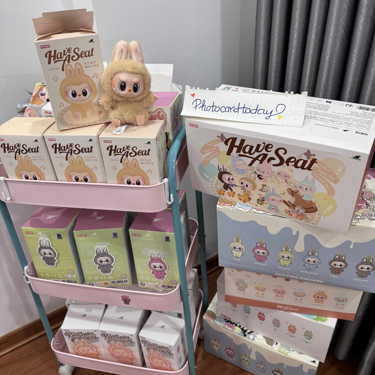 AUTHENTIC LABUBU version 2 v2 HAVE A SEAT POP MART BLIND BOX