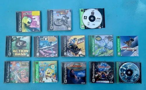 New ListingSony PlayStation 1 Lot 12 Games with Manuals Beyblade, Army Men, Bugs Life…
