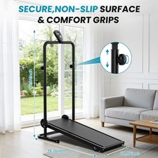 Non-Electric Treadmill Dual Flywheel & Fixed Incline -Treadmill Motorless 5