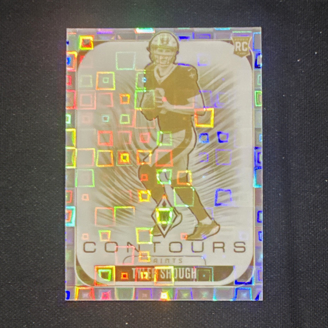 Panini 2025 Phoenix Tyler Shough Saints Contours RC Insert #23 019/249