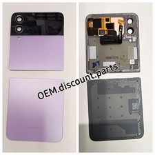 Samsung Z Flip 4 F721U Outer Screen Back Glass Camera Lens Replacement BLACK A 