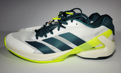 adizero Ubersonic 5 size 11 US JR2714 White Aurora Ivy Lemon