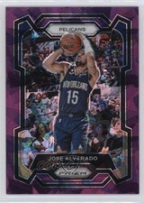 2023-24 Panini Prizm Purple Ice Prizm /149 Jose Alvarado #244 0o4t
