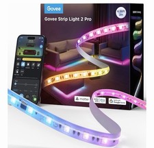 Govee RGBWWIC LED Strip Light 2 Pro 6.56ft, Smart Control, APP, WiFi SEALED New